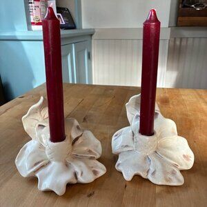 Red Wing Magnolia Candle Holders (Candles Not included)